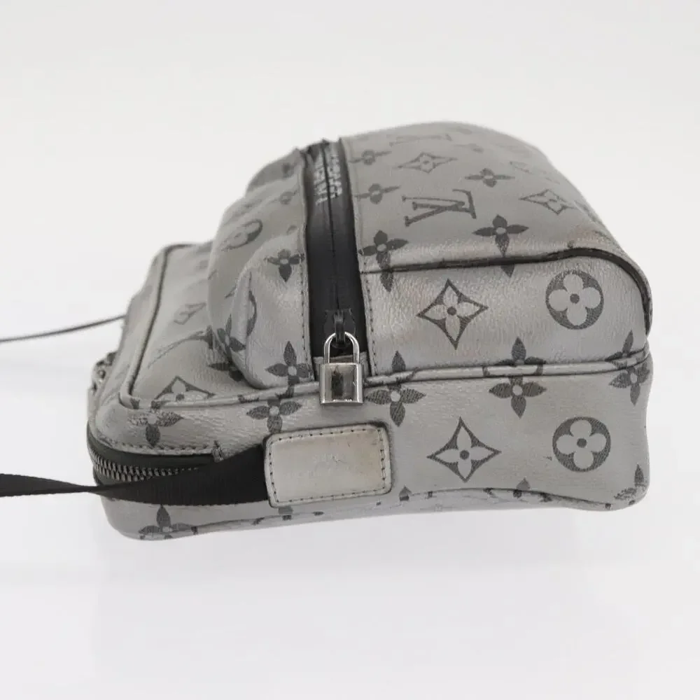 Louis Vuitton Monogram Reflect Messenger PM Shoulder Bag Silver